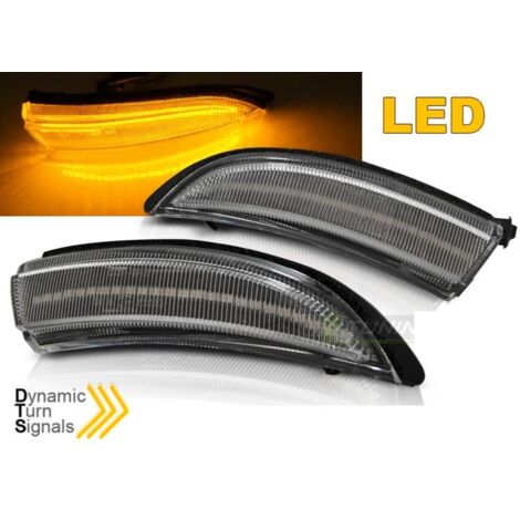Paire Clignotant Repetiteur retroviseur Ford Fiesta 13-16 Clair LED Dynamique-36257797