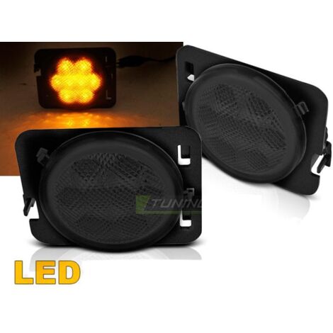 Paire Clignotant Repetiteur Jeep Wrangler JK 2007 a 2018 Led Fume-31837042 (1/3)