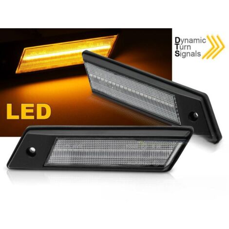 Paire Clignotant Repetiteur BMW E30/E28/E24/E23 Chrome Led Dynamique-41036811 (1/4)