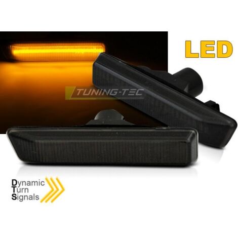 Paire de clignotant repetiteur BMW X5 E53 de 1999 a 2006 Fume Led Dyn-35260633 (1/3)