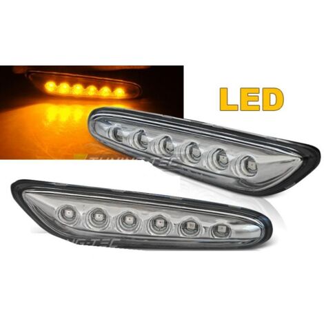 Paire Clignotant Repetiteur BMW serie 3 E46 Berline 2001 a 2005 Chrome led-33369882 (1/3)