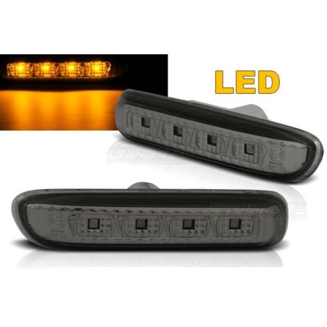 Paire clignotant repetiteur BMW serie 3 E46 1998 a 2001 fume led-27325826 (1/4)