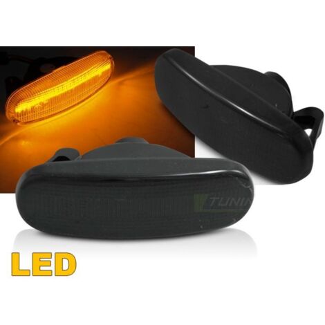 Paire de Clignotant Repetiteur Led Fiat Stilo de 01-08 Fume Led Dynamique-37773329 (1/3)
