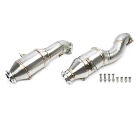 Downpipe Inox pour Mercedes GLC Coupe C253 de 2016 a 2019-C43 AMG-76mm-35814775 (1/2)