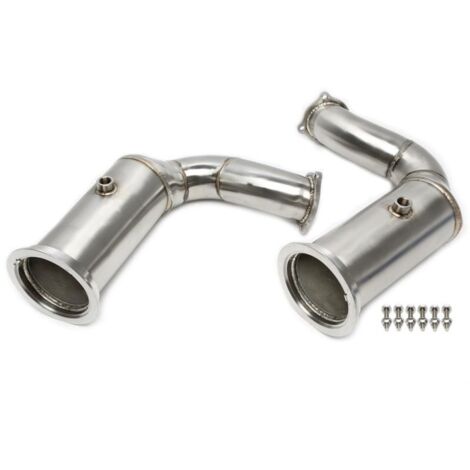 Downpipe Echappement Inox Porsche Cayenne de 2019 a 2020-avec cata-41166115 (1/2)