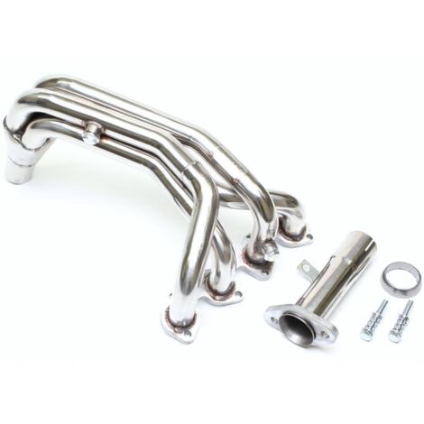 Collecteur d'echappement en inox pour Peugeot 106 1,4 et 1,6 8v de 2000 à 2005-16438039