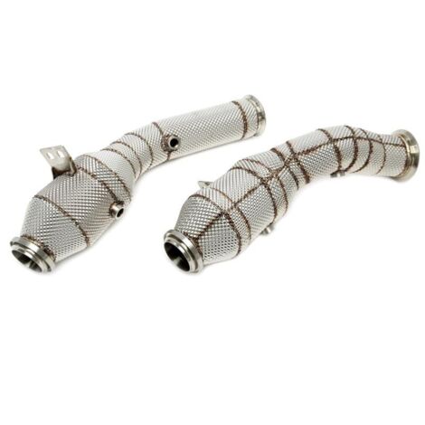 Downpipe Echappement Inox Mercedes Classe C W205 de 2016 a 2021-avec cata-41165280