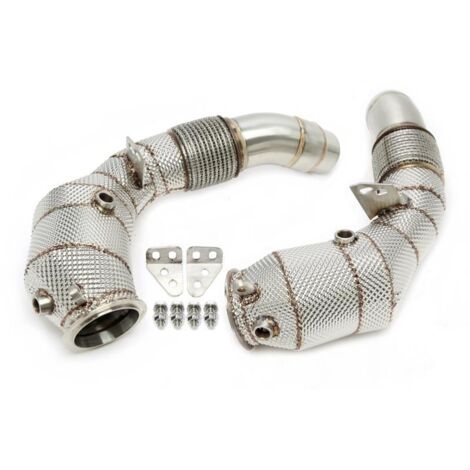 Downpipe Echappement Inox BMW M6 F12/F13/F06 de 2012 a 2018-Avec Cata-41158976 (1/3)