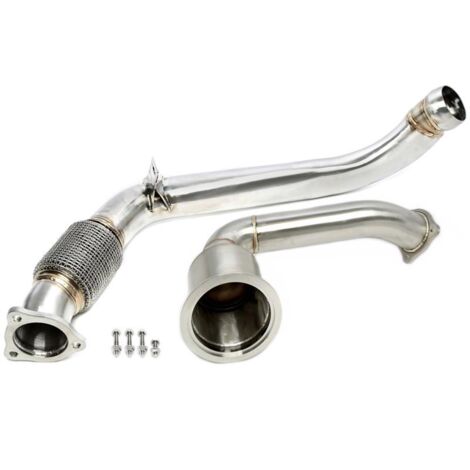Downpipe Echappement Inox Porsche Panamera S / 4S 3.0T type 971 de 2016 a 2019-41270950 (1/2)