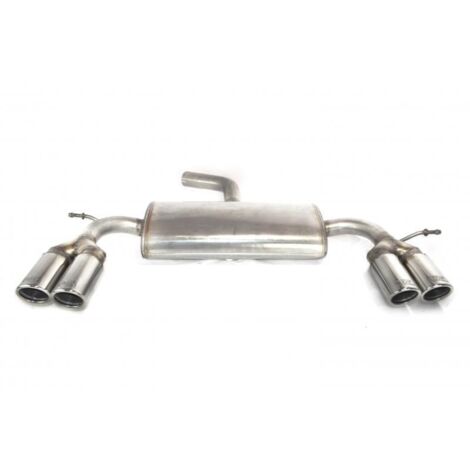 Silencieux Duplex Echappement Inox Ulter VW Golf 6 2008 a 2013 2x70mm-36956553