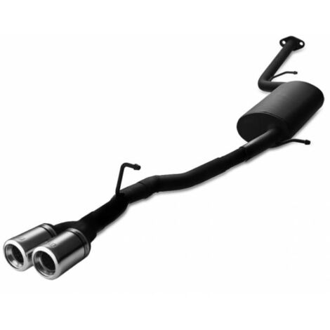 Silencieux Echappement Ulter Toyota IQ 2009 a 2014 2x80mm-36918859