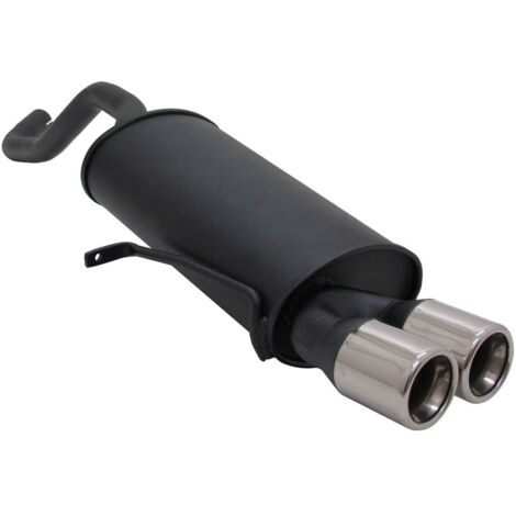 Silencieux Echappement Renault Clio III de 2005 a 2009 sortie 2 x 76mm-13824828