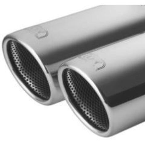 Silencieux Echappement Ulter Renault Clio 3 2005-2012 2x70mm-36766470
