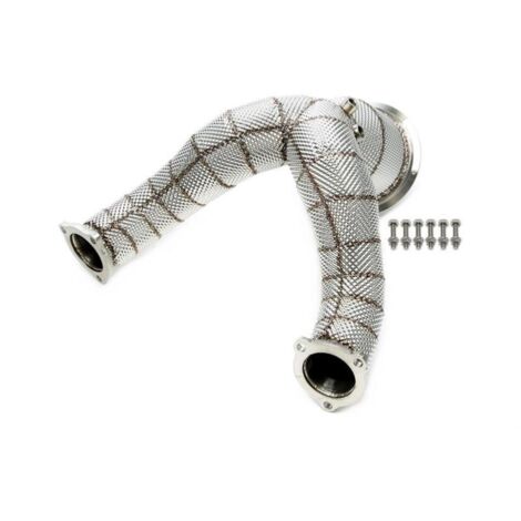 Downpipe Echappement Inox Audi S4 B9 de 2019 a 2024 - 3.0l 354cv - Cata 200 Cellules-41137304 (1/2)