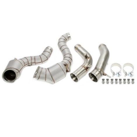 Downpipe Echappement Inox Mercedes Classe E W213 de 2017 a 2023-avec cata-41165661 (1/2)