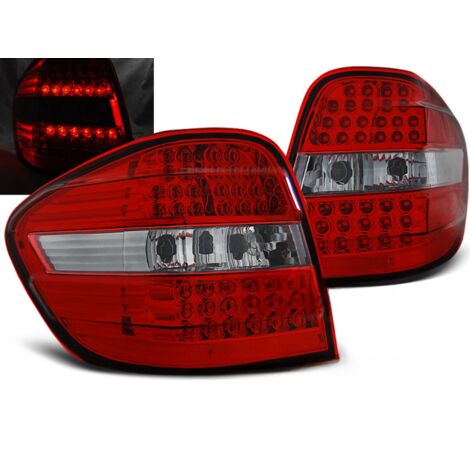 Paire de feux arriere Mercedes ML W164 de 2005 a 2008 LED rouge blanc