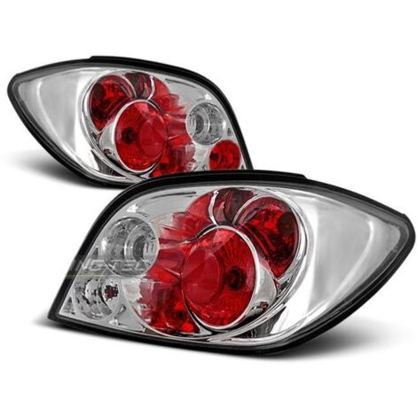 Paire de feux arriere Peugeot 307 01-07 chrome-27336236