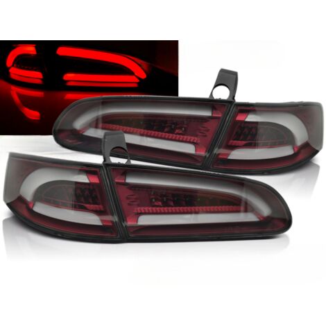 Paire de feux arriere Seat Ibiza 6L de 2002 a 2008 FULL LED rouge fume