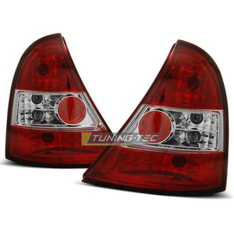 Paire de feux arriere Renault Clio 2 98-01 rouge blanc-27336256 (1/2)