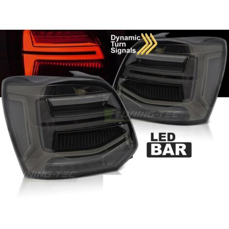 Paire de feux arriere VW Polo 5 09-17 FULL LED Dyn Fume (1/4)