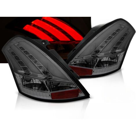 Paire de feux arriere Suzuki Swift de 2010 a 2017 LED BAR Fume (1/3)