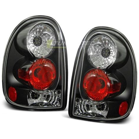 Paire de feux arriere Chrysler Voyager 96-01 noir-27335852 (1/2)