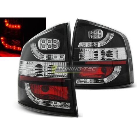 Paire de feux arriere Skoda Octavia 2 break 04-12 LED noir (1/2)