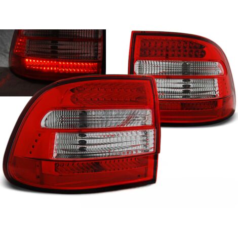 Paire de feux arriere Porsche Cayenne de 2002 a 2006 LED rouge blanc
