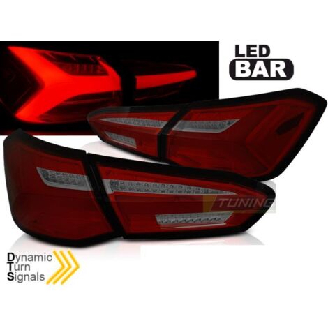 Paire feux arriere Ford Focus 4 18-21 FULL LED rouge fume dynamique