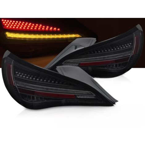 Paire de feux arriere Mercedes CLA C117 de 2013 a 2019 FULL LED Dyn Noir Fume