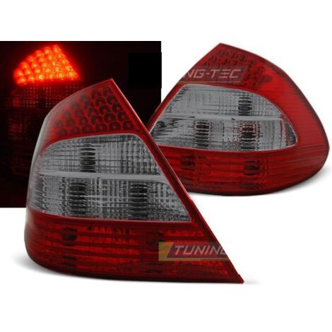 Paire de feux arriere Mercedes Classe E W211 02-06 LED rouge fume