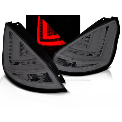 Paire de feux arriere Ford Fiesta MK7 de 2012 a 2016 LED BAR fume