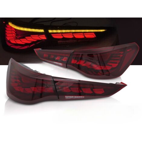 Paire feux arriere BMW Serie 4 G22/G23 20-24 FULL OLED Dyn Rouge (1/5)