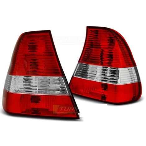 Paire de feux arriere BMW serie 3 E46 Compact 01-04 rouge blanc-27335712 (1/3)