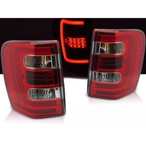 Paire de feux arriere Jeep Grand cherokee 99-05 LED Rouge Blanc