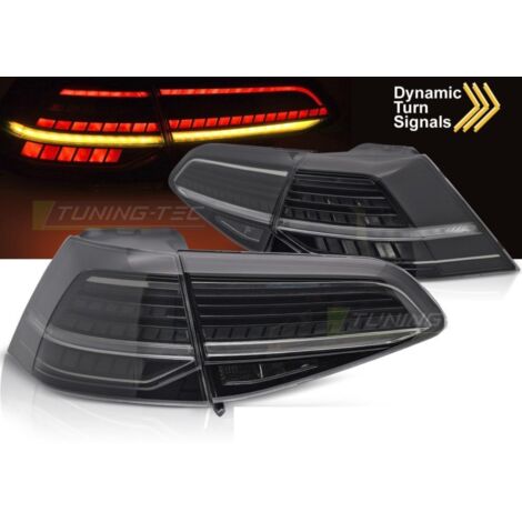 Paire de feux arriere VW Golf 7 13-19 Full LED Dyn Fume