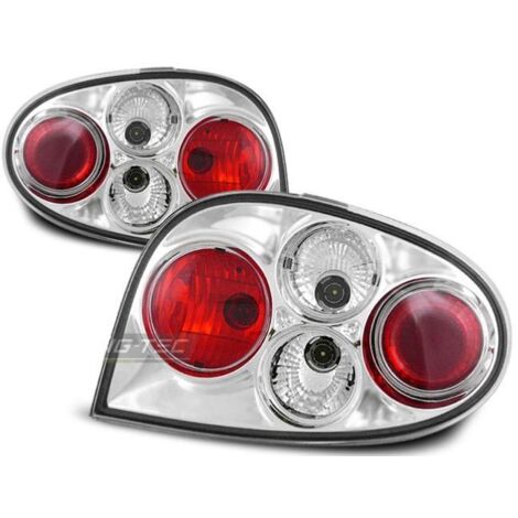 Paire de feux arriere Renault Megane coupe 96-02 chrome-27336266 (1/2)