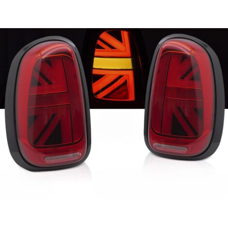 Paire de feux arriere Mini Cooper R60 de 2010 a 2016 Rouge - FULL Led