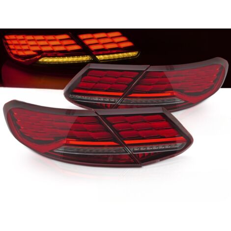Paire de feux arriere Mercedes Classe C Coupe C205 de 2014 a 2021 Rouge - FULL Led (1/4)