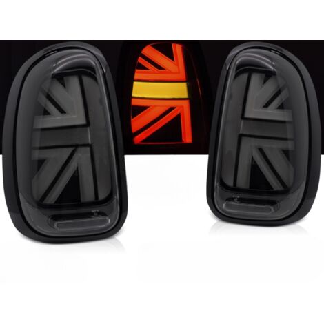 Paire de feux arriere Mini Cooper R60 de 2010 a 2016 Fume - FULL Led