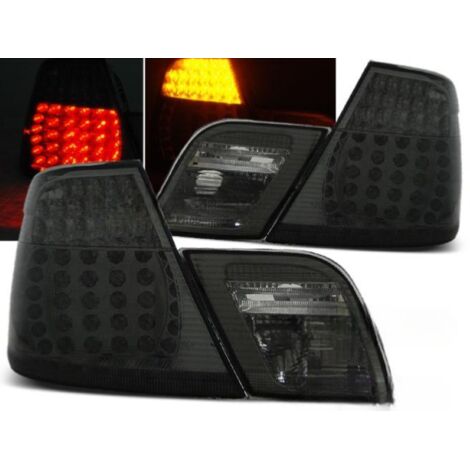 Paire de feux arriere BMW serie 3 E46 coupe de 04/1999 a 03/2003 LED fume (1/2)