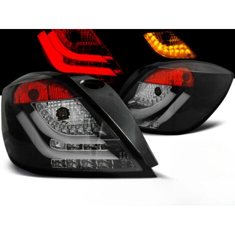 Paire de feux arriere Opel Astra H GTC de 03/2004 a 2009 led Bar noir