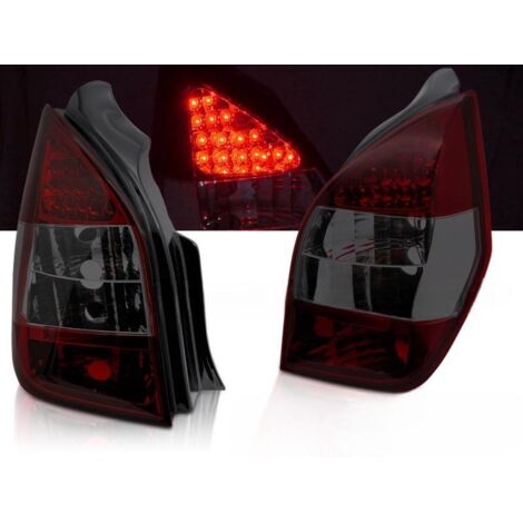 Paire de feux arriere Citroen C2 11.03-10 rouge fume (1/3)