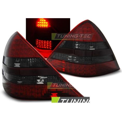 Paire de feux arriere Mercedes SLK R170 96-04 LED rouge fume (1/3)