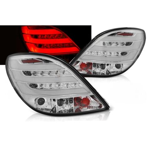 Paire de feux arriere Peugeot 207 06-09 LED BAR Chrome