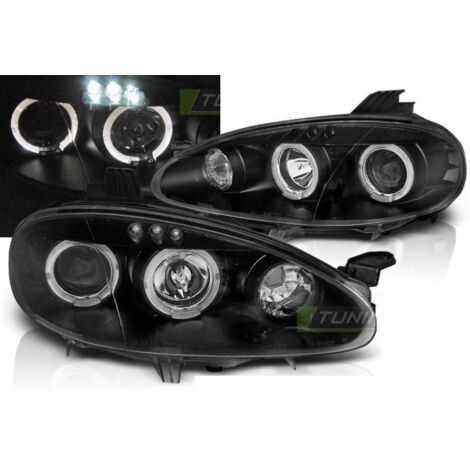 Paire de feux phares Mazda MX5 01-05 Angel Eyes noir-32209161