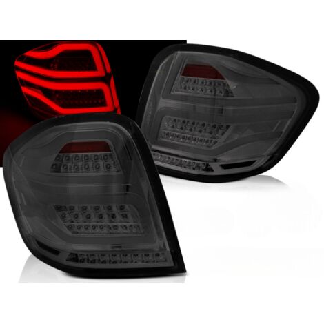 Paire de feux arriere Mercedes ML W164 de 2005 a 2008 FULL LED Fume