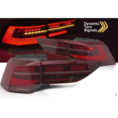 Paire de feux arriere VW Golf 8 19-24 Full LED Dyn rouge (1/5)
