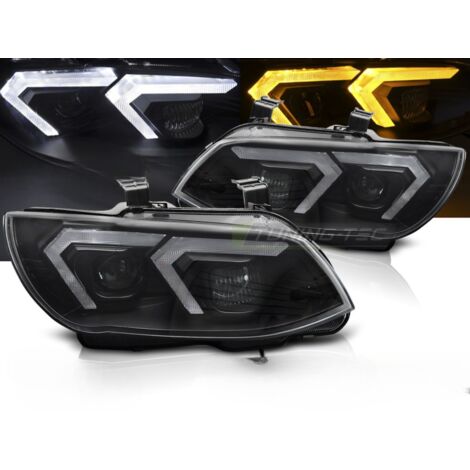 Paire de feux phares BMW serie 3 E92 / E93 de 2010 a 2013 FULL LED DRL Noir-42325115