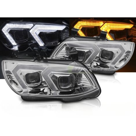 Paire de feux phares BMW serie 3 E92 / E93 de 2010 a 2013 FULL LED DRL Chrome-42325015 (1/5)